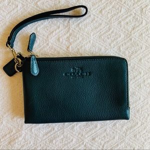 Coach Double Corner Wristlet